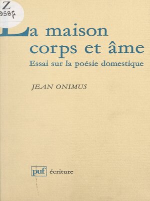 cover image of La maison corps et âme